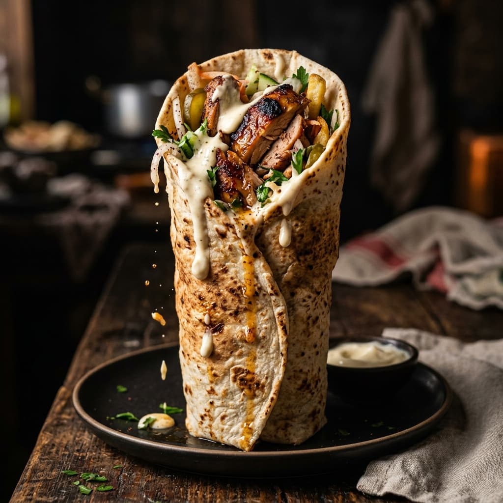 Chicken Shawarma Roll
